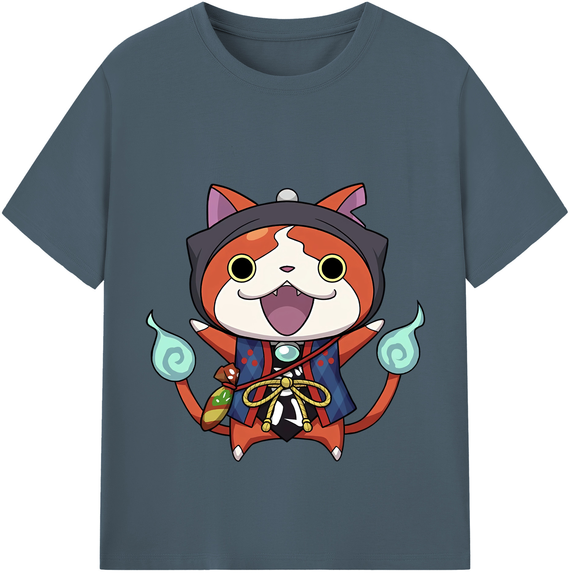 （画像用） 妖怪ウォッチ Yo-kai Watch 綿100％半袖Tシャツ（フロントプリント）